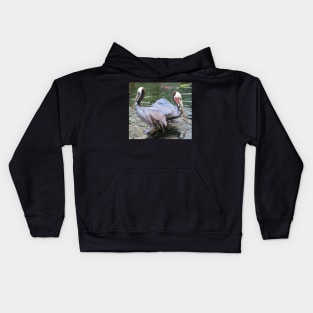 Two pelicans Kids Hoodie